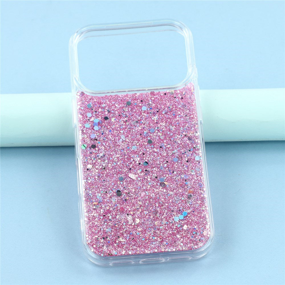 EIDERWOOD iPhone 17 Pro Max Glitter Skal - Rosa
