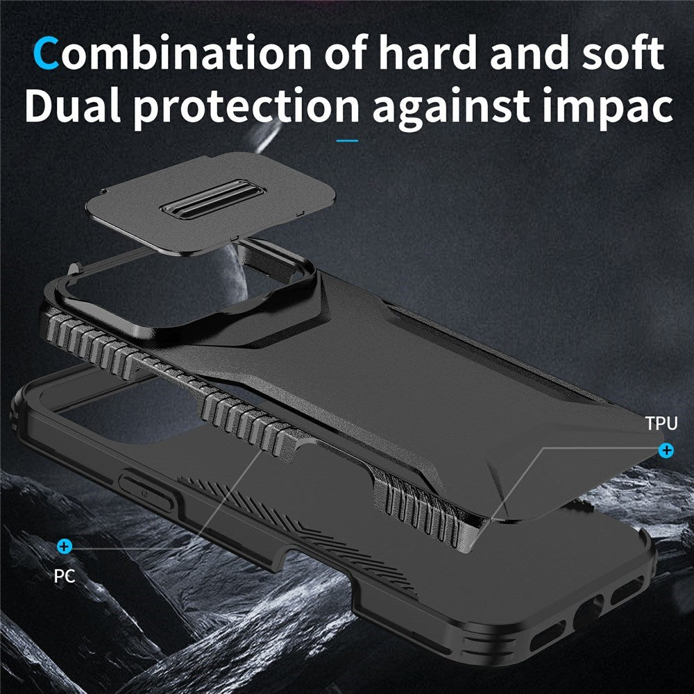 iPhone 18 Pro Max / 17 Pro Max EIDERWOOD Hybrid Plast Skal m. Cam Slider - Svart