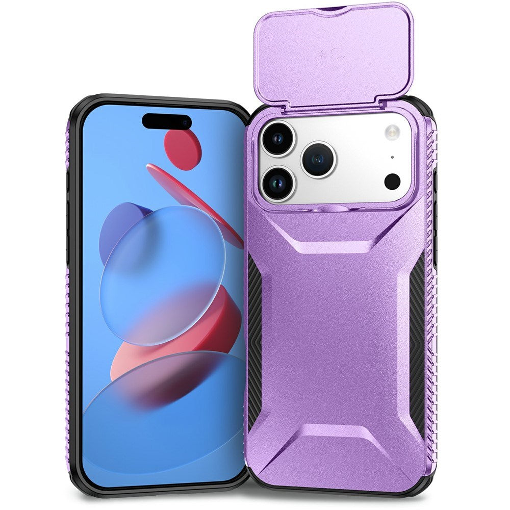 iPhone 18 Pro Max / 17 Pro Max EIDERWOOD Hybrid Plast Skal m. Cam Slider - Lila
