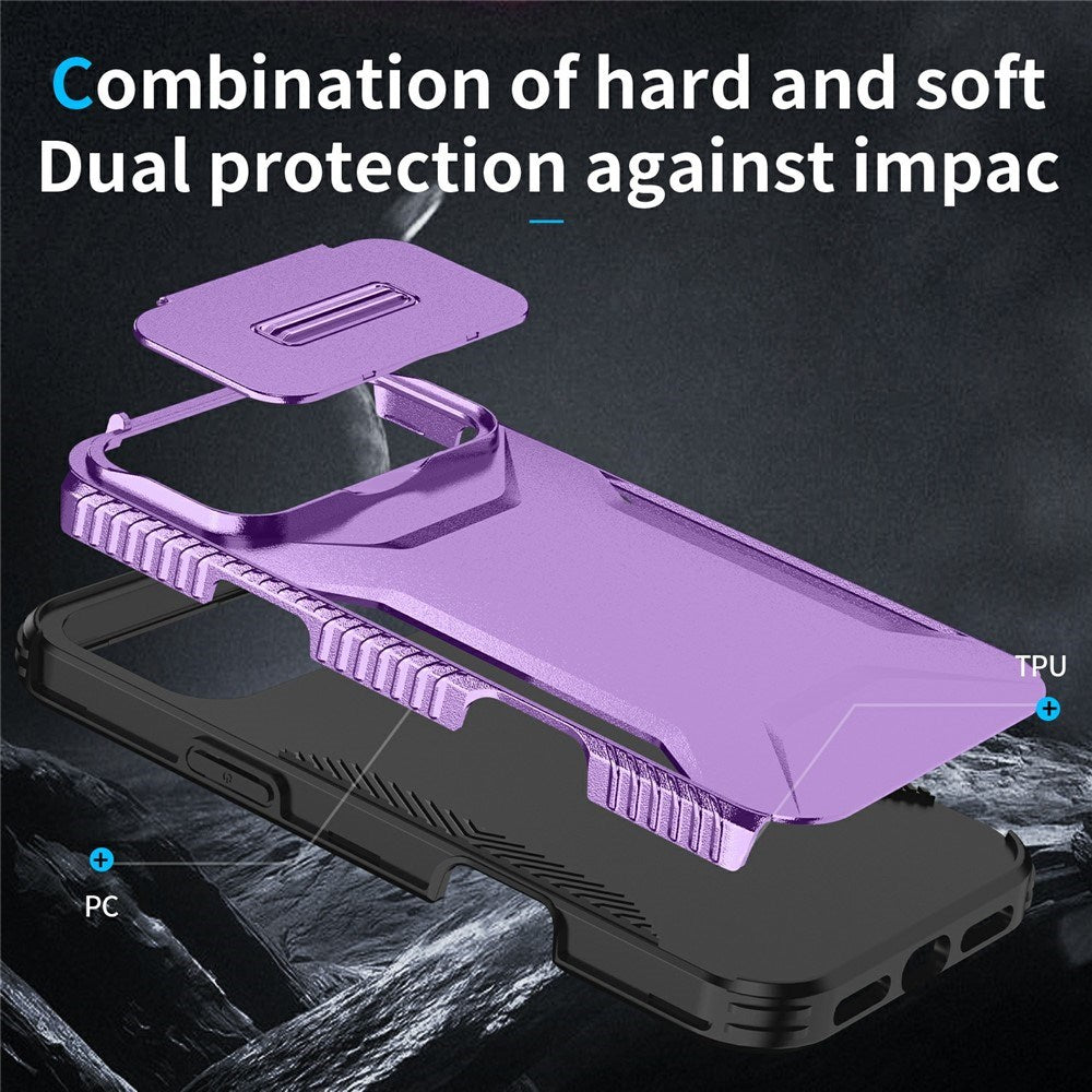 iPhone 18 Pro Max / 17 Pro Max EIDERWOOD Hybrid Plast Skal m. Cam Slider - Lila