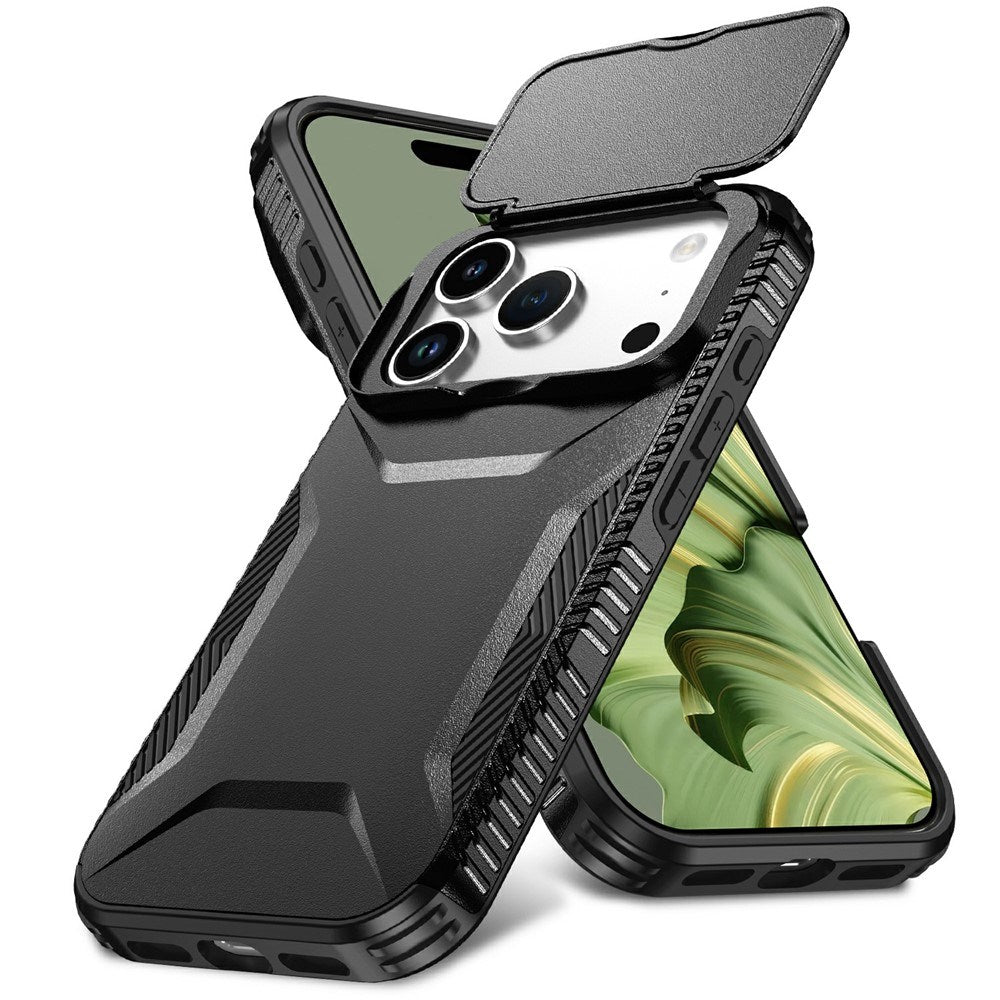 iPhone 18 Pro / 17 Pro EIDERWOOD Hybrid Plast Skal m. Cam Slider - Svart