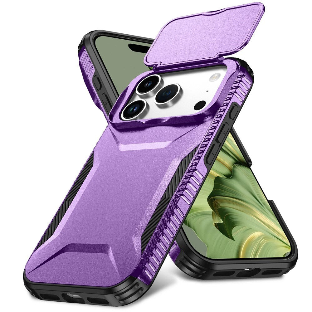 iPhone 18 Pro / 17 Pro EIDERWOOD Hybrid Plast Skal m. Cam Slider - Lila