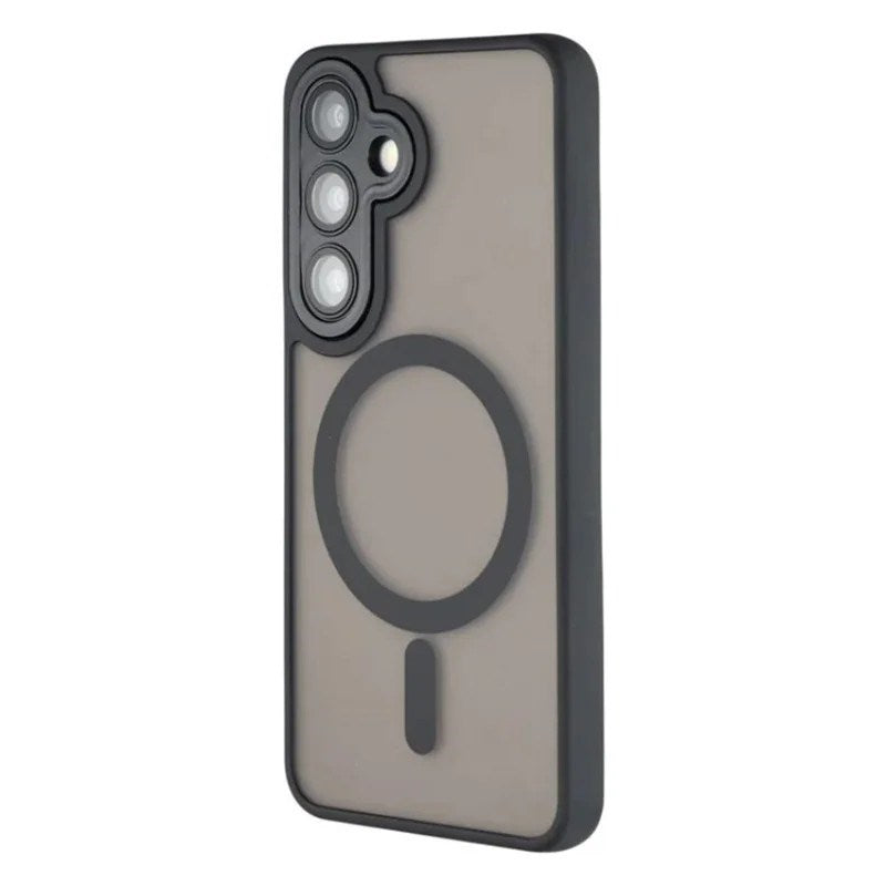 Samsung Galaxy S25 FE Hybrid Plast Skal - MagSafe Kompatibel - Svart