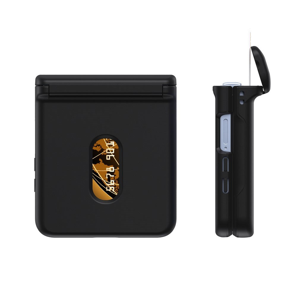 EIDERWOOD Samsung Galaxy Z Flip7 Hårt Plast Skal m. Korthållare - Svart