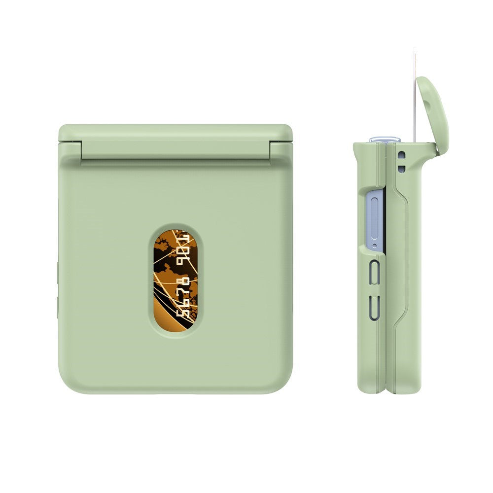 EIDERWOOD Samsung Galaxy Z Flip7 Hårt Plast Skal m. Korthållare - Grön