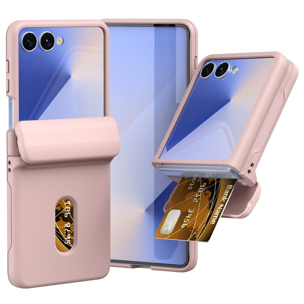 EIDERWOOD Samsung Galaxy Z Flip7 Hårt Plast Skal m. Korthållare - Rosa