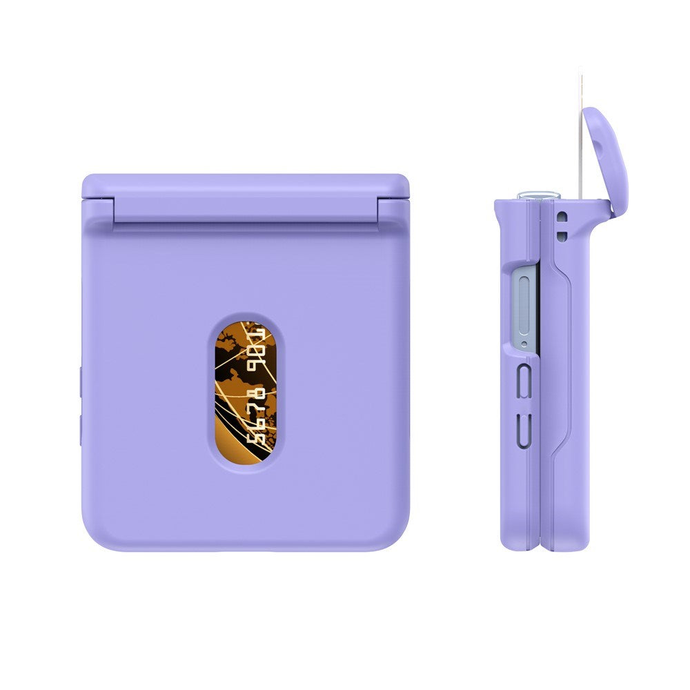 EIDERWOOD Samsung Galaxy Z Flip7 Hårt Plast Skal m. Korthållare - Lila