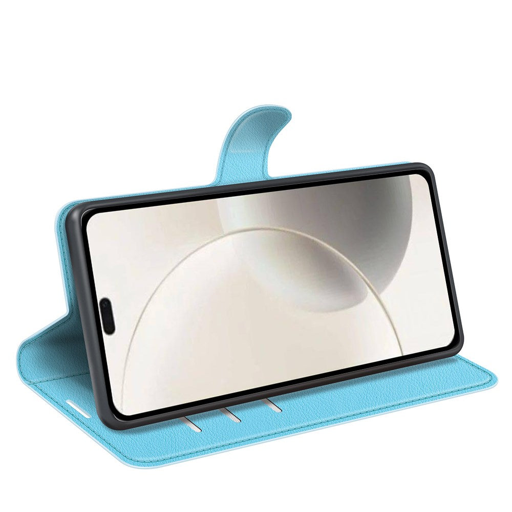 EIDERWOOD Honor 400 Smart Konstläder Flip Fodral m. Korthållare & Ställfunktion - Blå