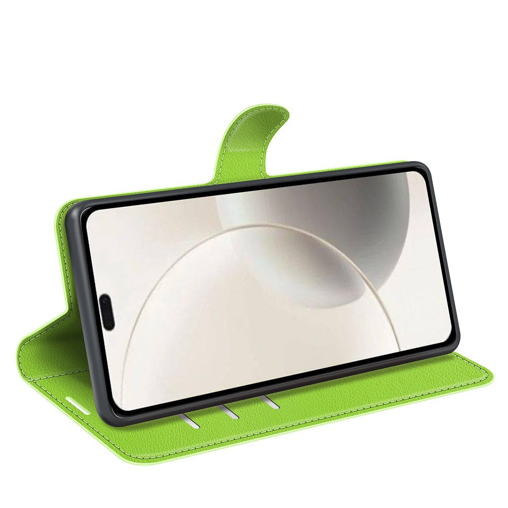 EIDERWOOD Honor 400 Smart Konstläder Flip Fodral m. Korthållare & Ställfunktion - Grön