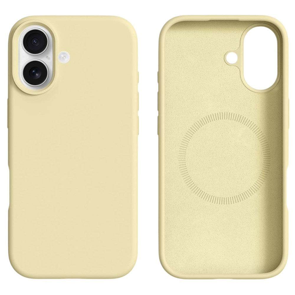 iPhone 17 2-i-1 Silikon- och Hård Plast Skal - MagSafe-kompatibelt - Gul