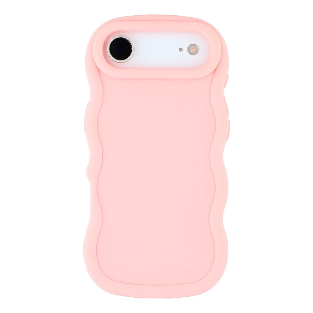 EIDERWOOD iPhone Air Flexibelt Plast Wavy Skal - Rosa