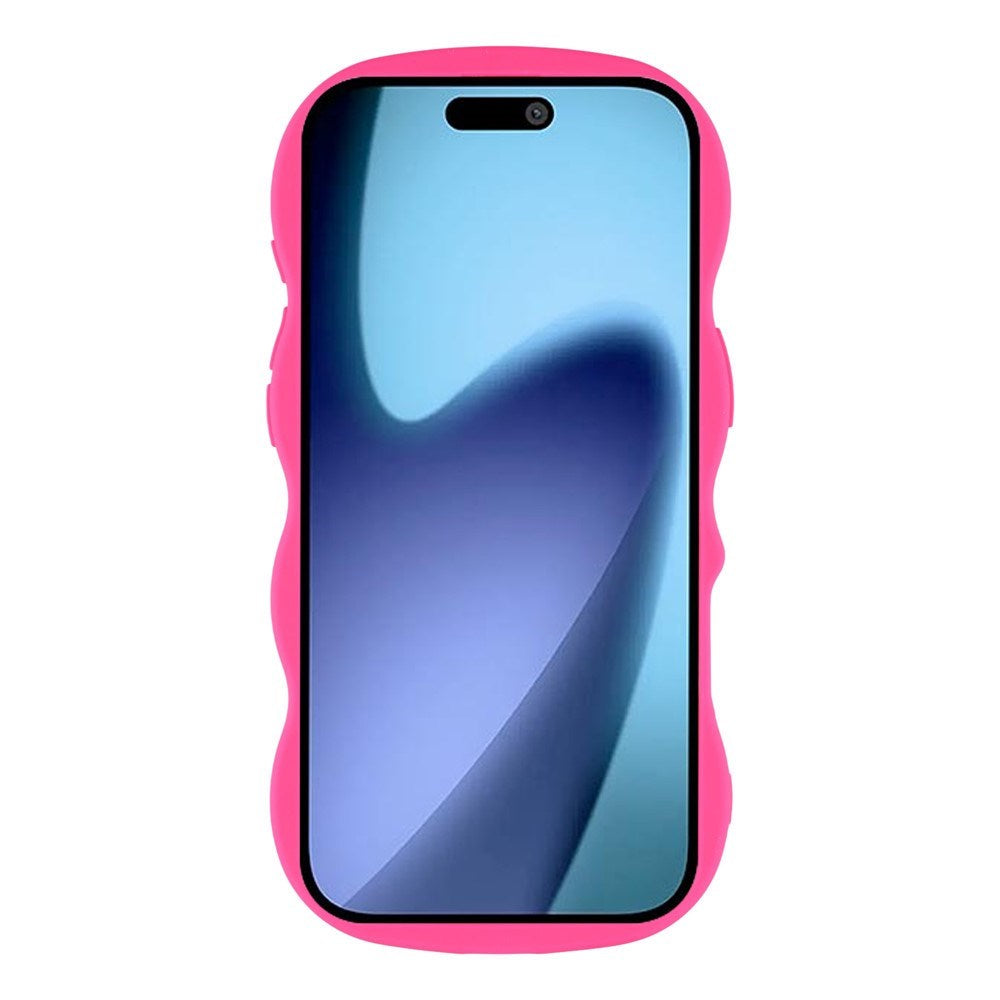 EIDERWOOD iPhone Air Flexibelt Plast Wavy Skal - Pink