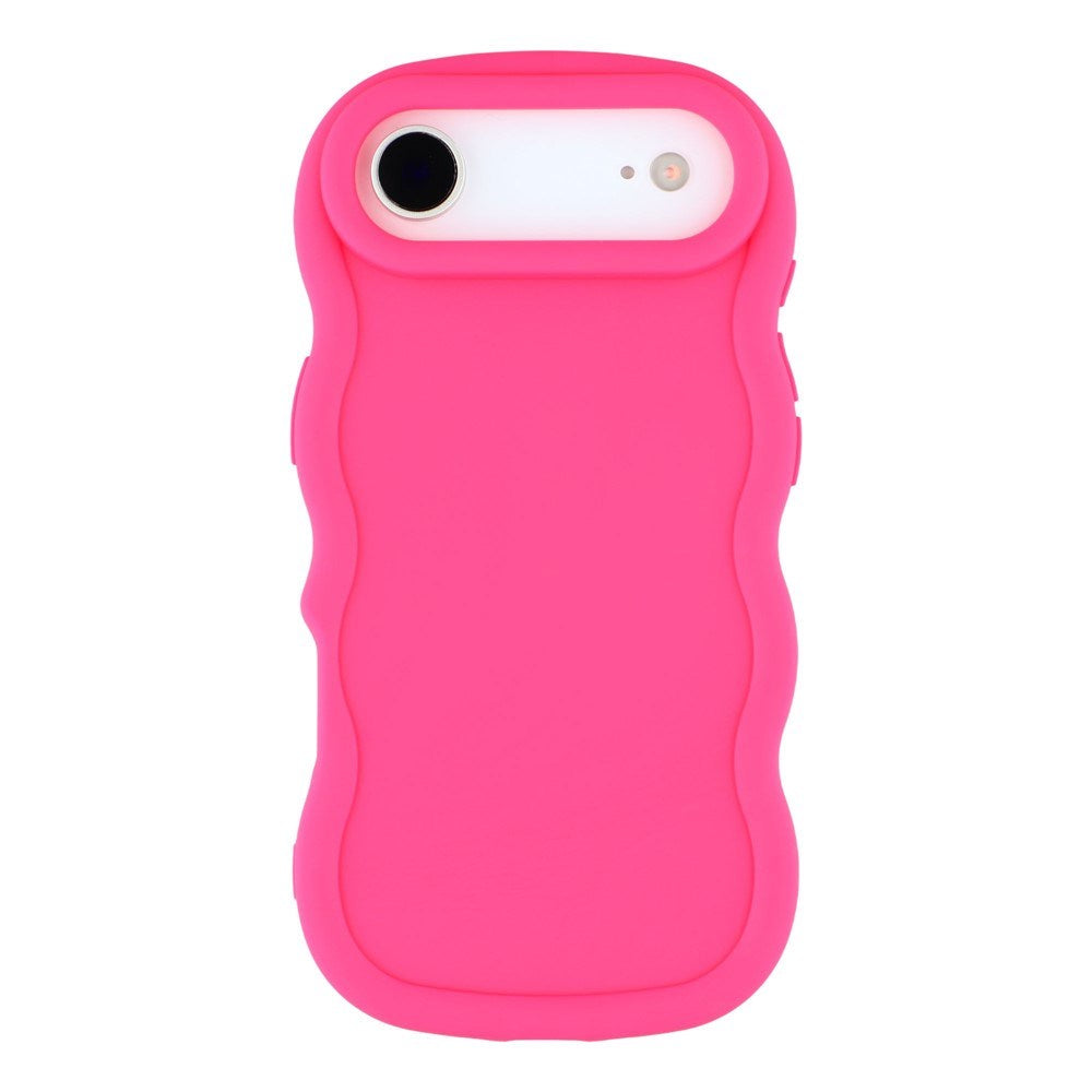 EIDERWOOD iPhone Air Flexibelt Plast Wavy Skal - Pink