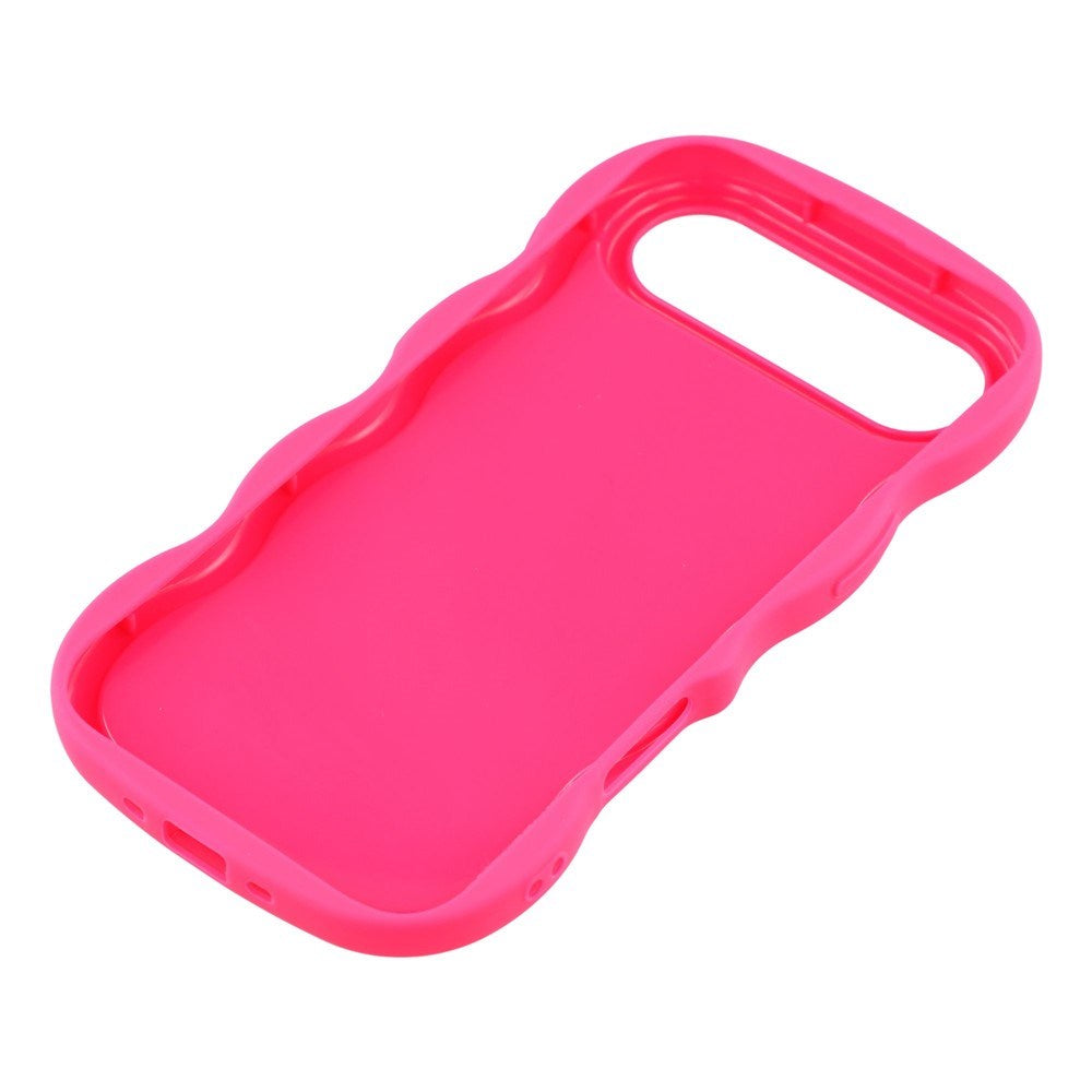 EIDERWOOD iPhone Air Flexibelt Plast Wavy Skal - Pink