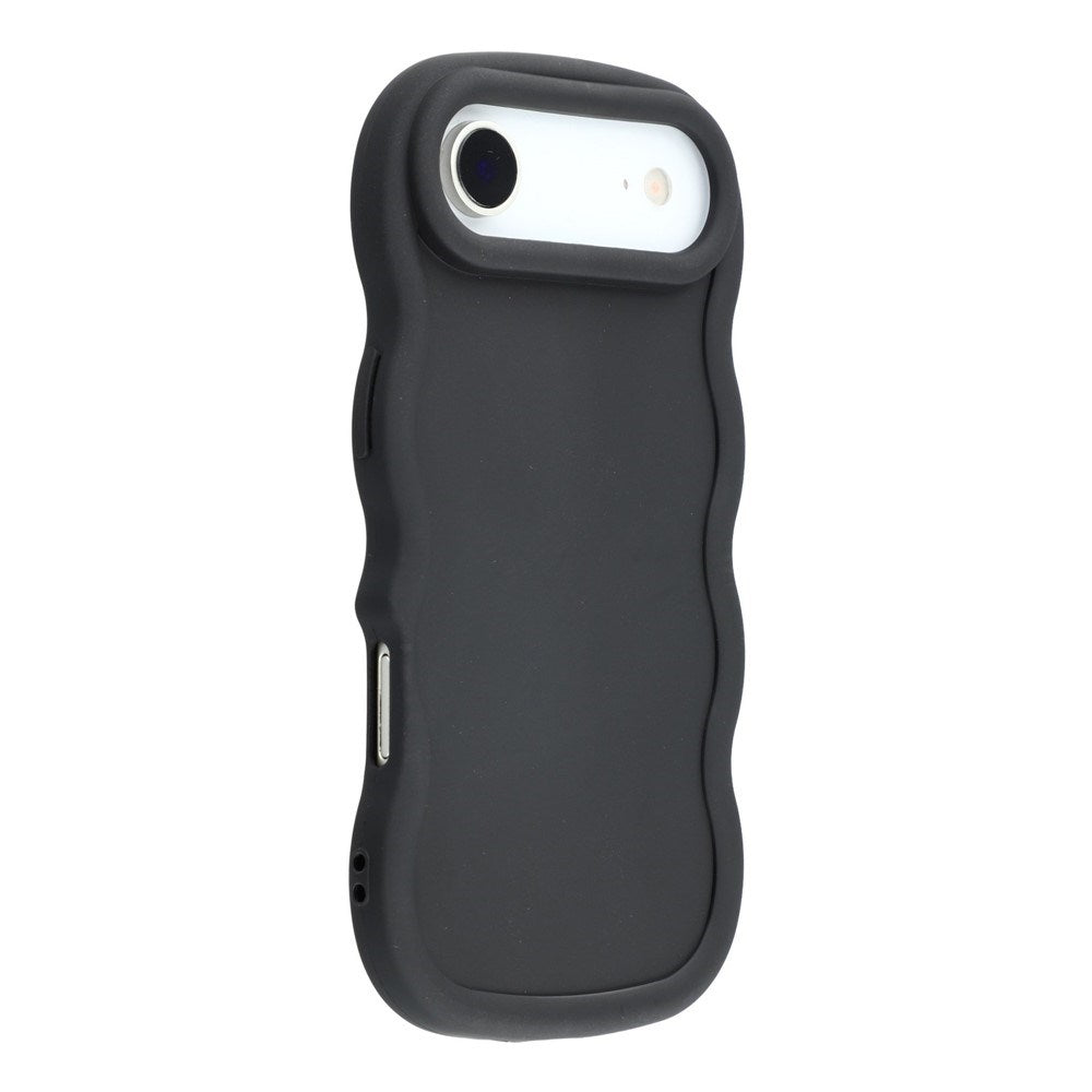 EIDERWOOD iPhone Air Flexibelt Plast Wavy Skal - Svart