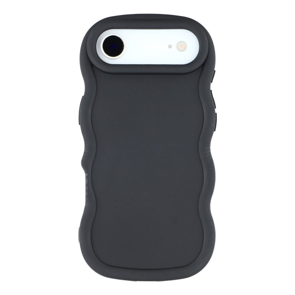 EIDERWOOD iPhone Air Flexibelt Plast Wavy Skal - Svart