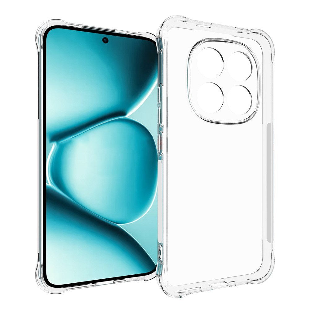 Xiaomi Redmi Note 15 Pro+ (Plus) / Poco M8 Pro (5G) EIDERWOOD Flexibelt Plastskal med Förstärkta Hörn - Genomskinlig
