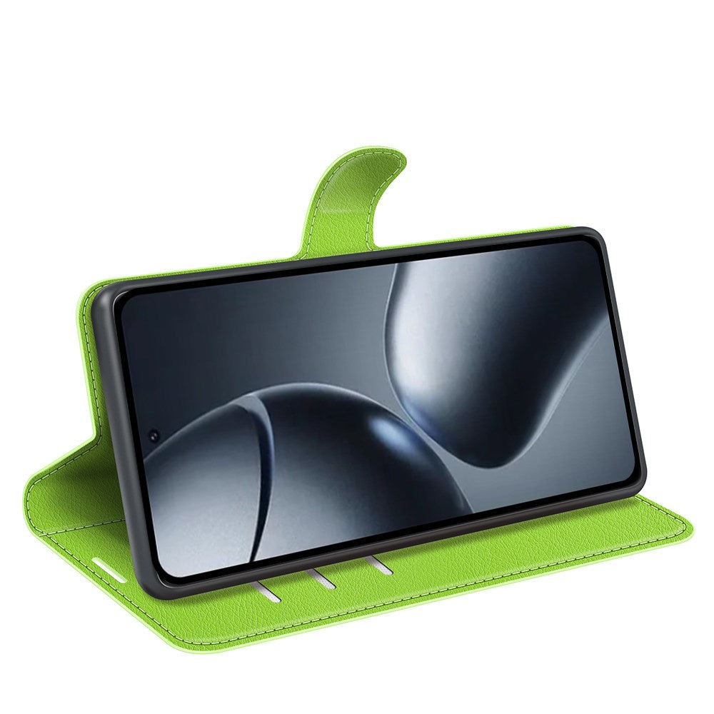 Xiaomi 15T Pro EIDERWOOD Konstläder Fodral med Korthållare & Ställfunktion - Rosa