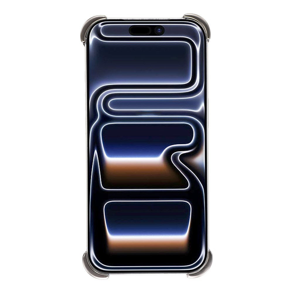 iPhone 17 Pro Tvådelat Metall Bumper Skal m. Stödfunktion & Linsskydd - Titanium