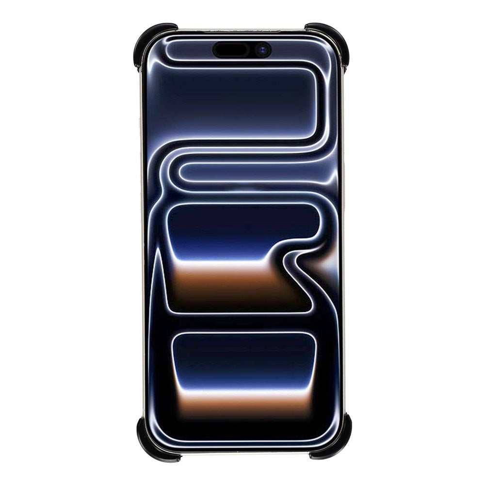 iPhone 17 Pro Tvådelat Metall Bumper Skal m. Stödfunktion & Linsskydd - Svart
