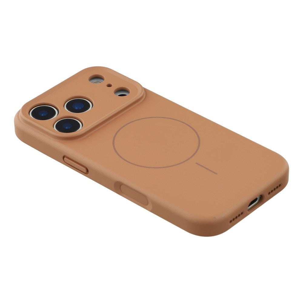 EIDERWOOD iPhone 17 Pro Max Flexibelt Plast Skal med Fodrad Insida - MagSafe Kompatibelt - Brun