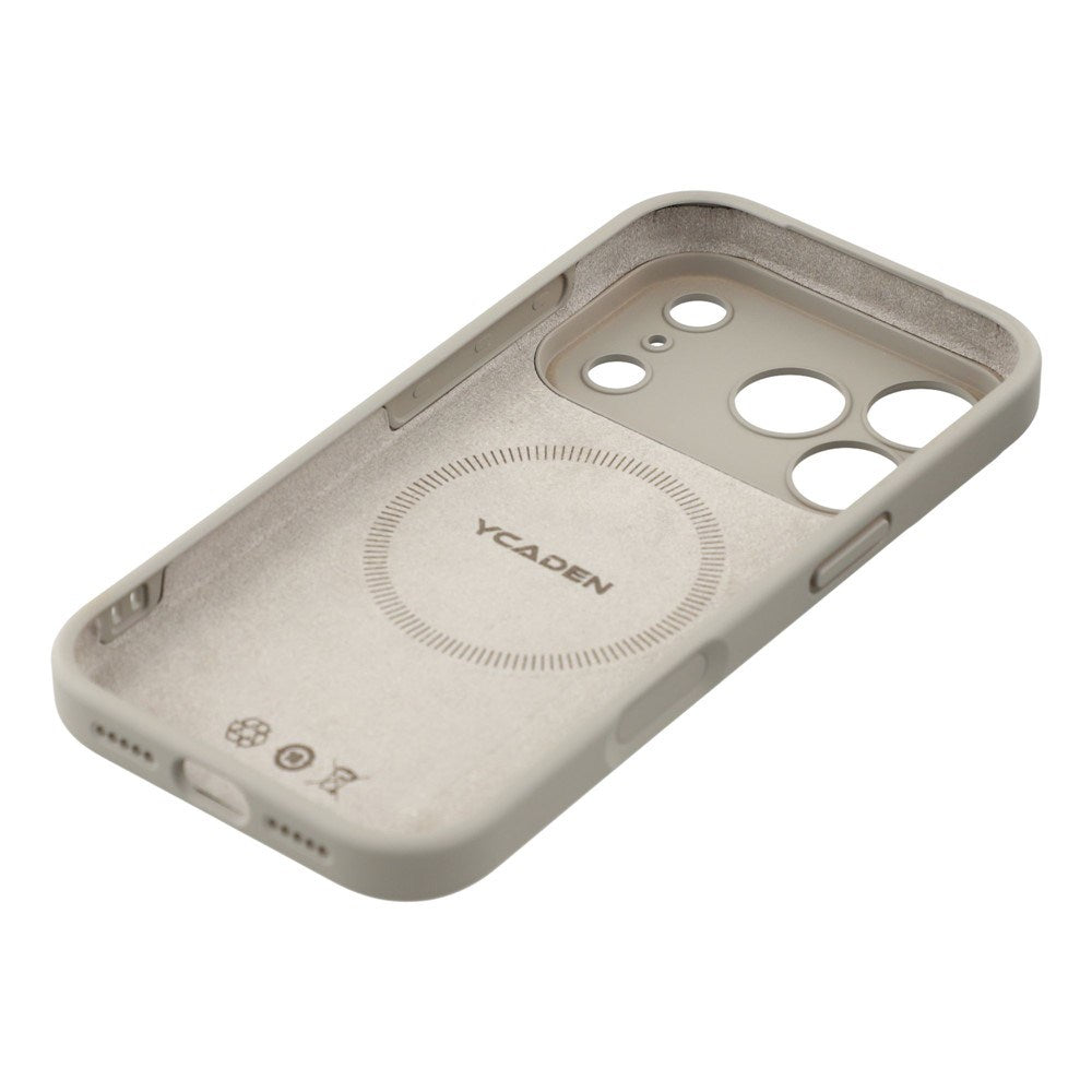 EIDERWOOD iPhone 17 Pro Max Flexibelt Plast Skal med Fodrad Insida - MagSafe Kompatibelt - Grå