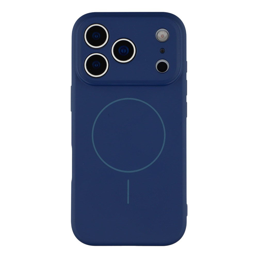 EIDERWOOD iPhone 17 Pro Max Flexibelt Plast Skal med Fodrad Insida - MagSafe Kompatibelt - Mörkblå