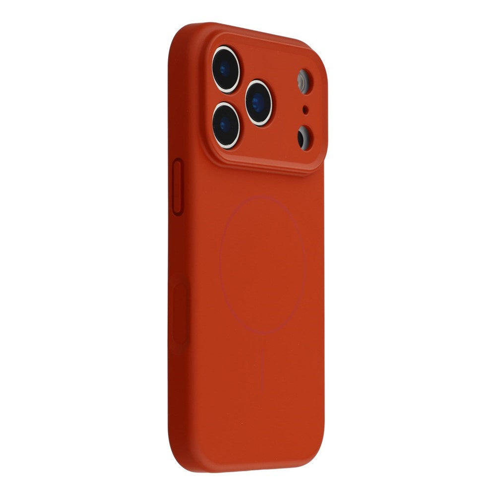 EIDERWOOD iPhone 17 Pro Max Flexibelt Plast Skal med Fodrad Insida - MagSafe Kompatibelt - Mörkröd