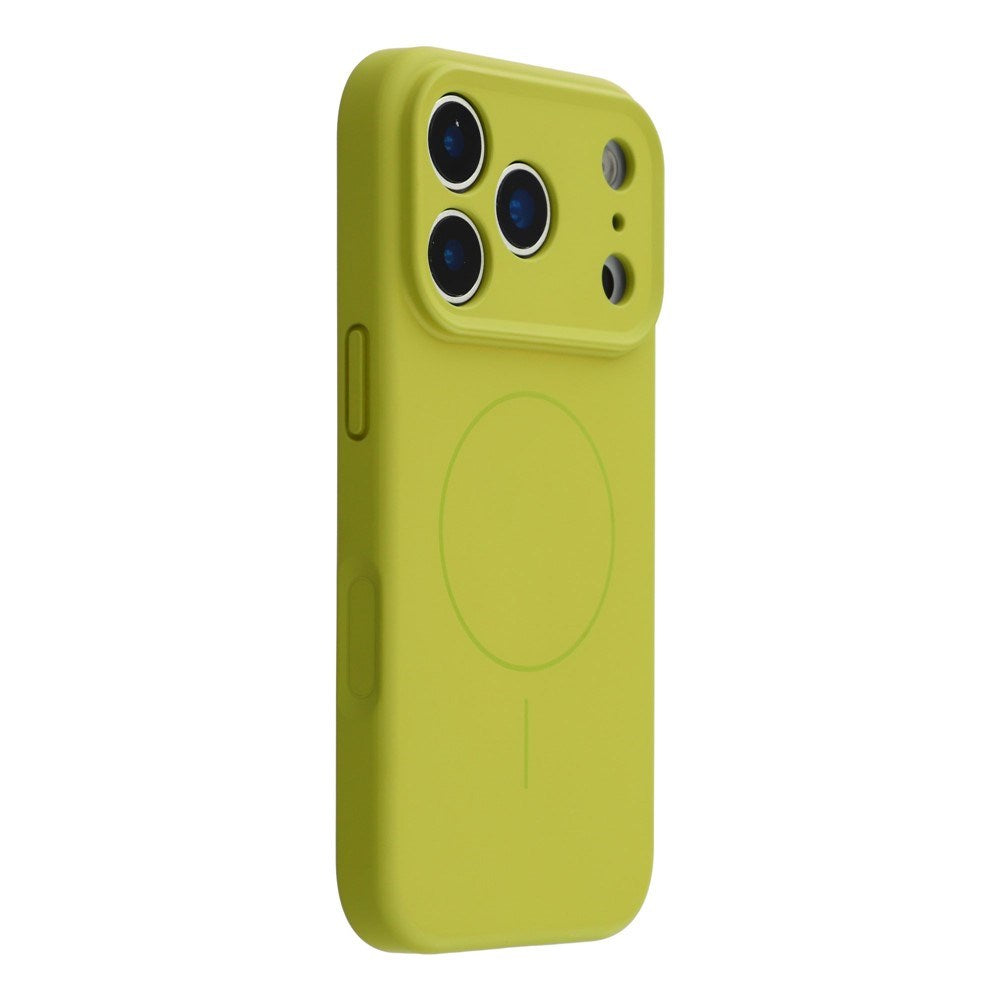 EIDERWOOD iPhone 17 Pro Flexibelt Plast Skal med Fodrad Insida - MagSafe Kompatibelt - Grön