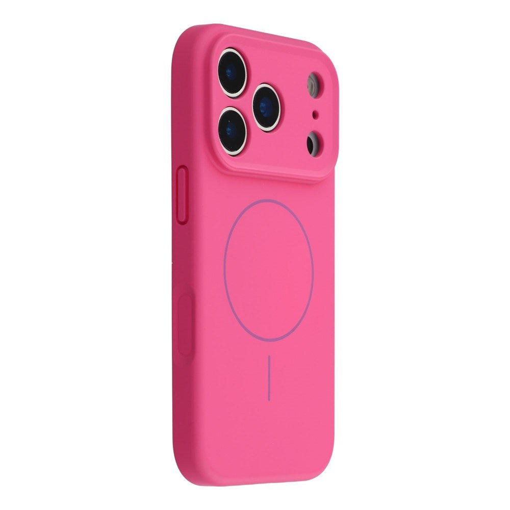 EIDERWOOD iPhone 17 Pro Flexibelt Plast Skal med Fodrad Insida - MagSafe Kompatibelt - Pink