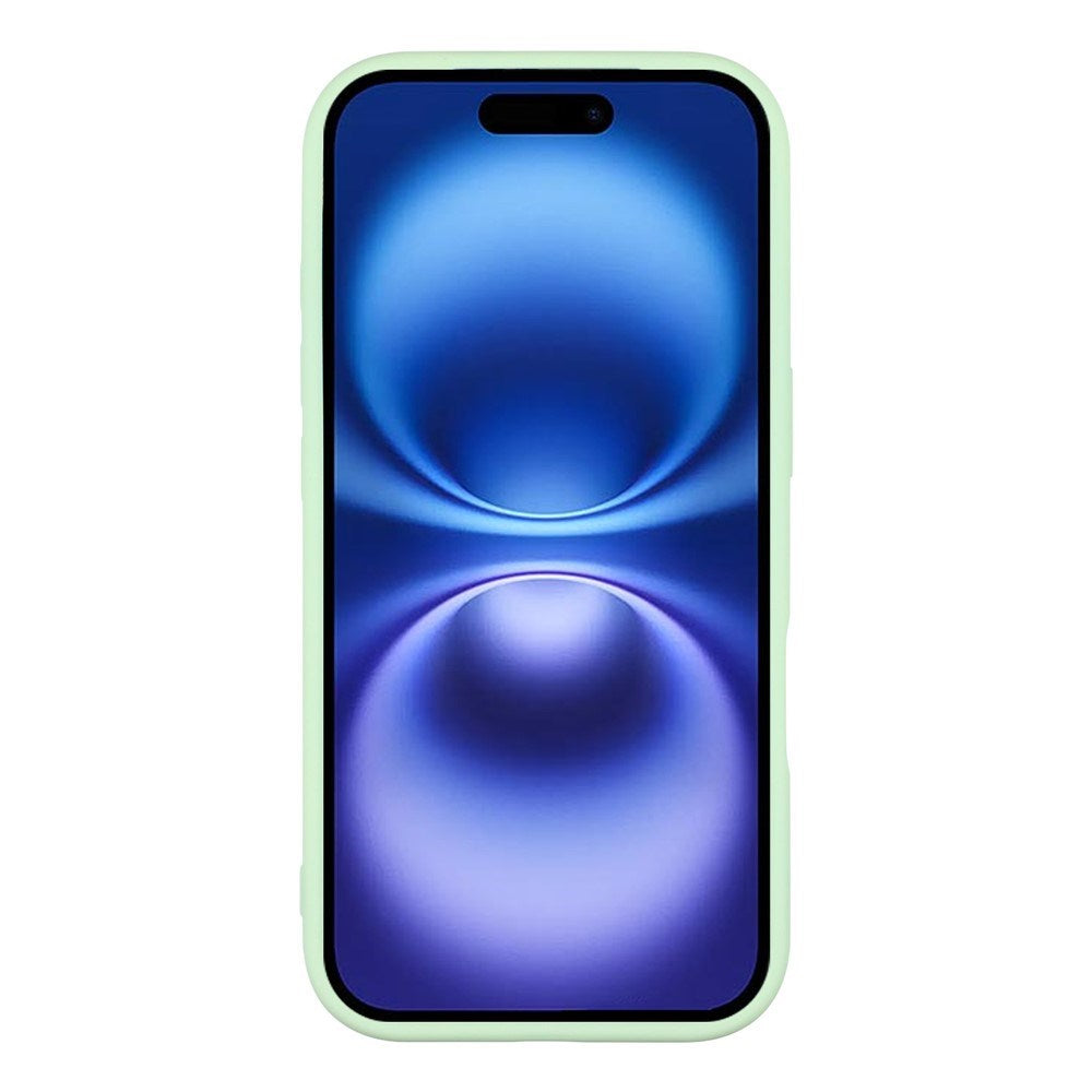 EIDERWOOD iPhone 17 Flexibelt Plast Skal med Fodrad Insida - MagSafe Kompatibelt - Mintgrön