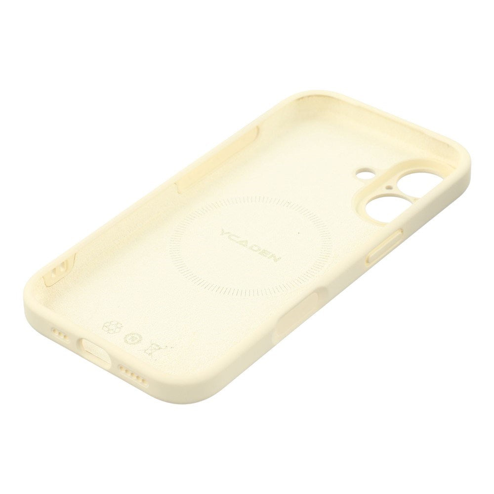 EIDERWOOD iPhone 17 Flexibelt Plast Skal med Fodrad Insida - MagSafe Kompatibelt - Vit