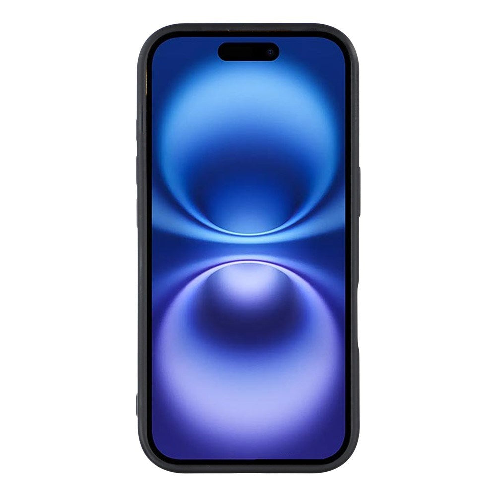 EIDERWOOD iPhone 17 Flexibelt Plast Skal med Fodrad Insida - MagSafe Kompatibelt - Svart