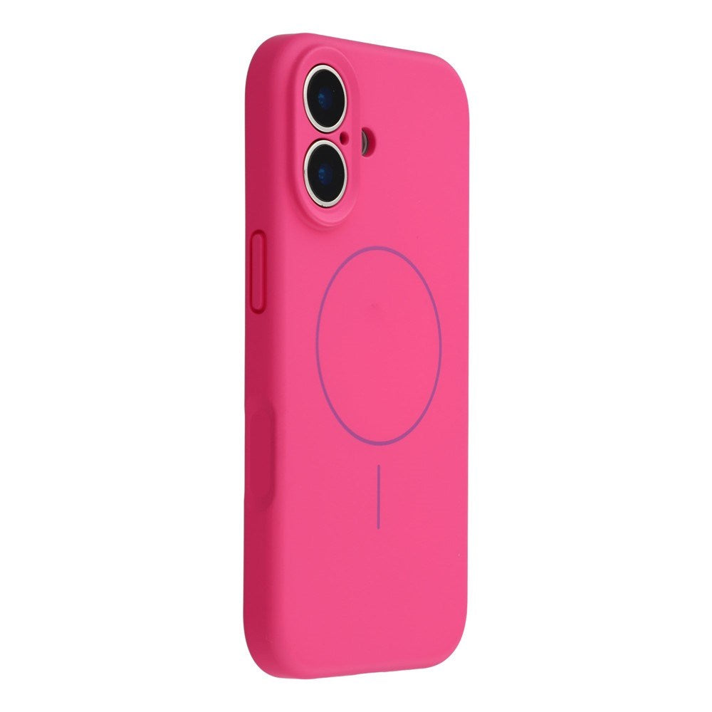 EIDERWOOD iPhone 17 Flexibelt Plast Skal med Fodrad Insida - MagSafe Kompatibelt - Pink