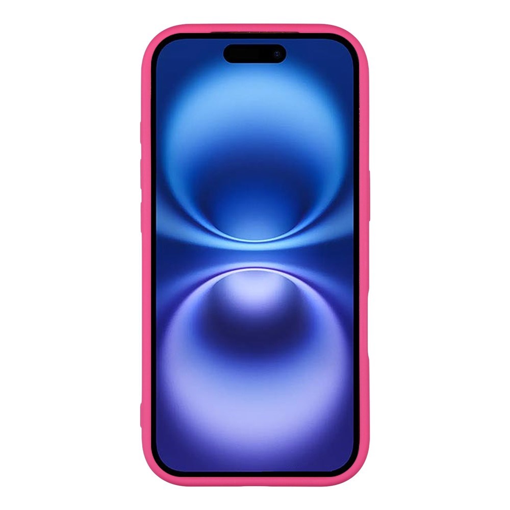 EIDERWOOD iPhone 17 Flexibelt Plast Skal med Fodrad Insida - MagSafe Kompatibelt - Pink