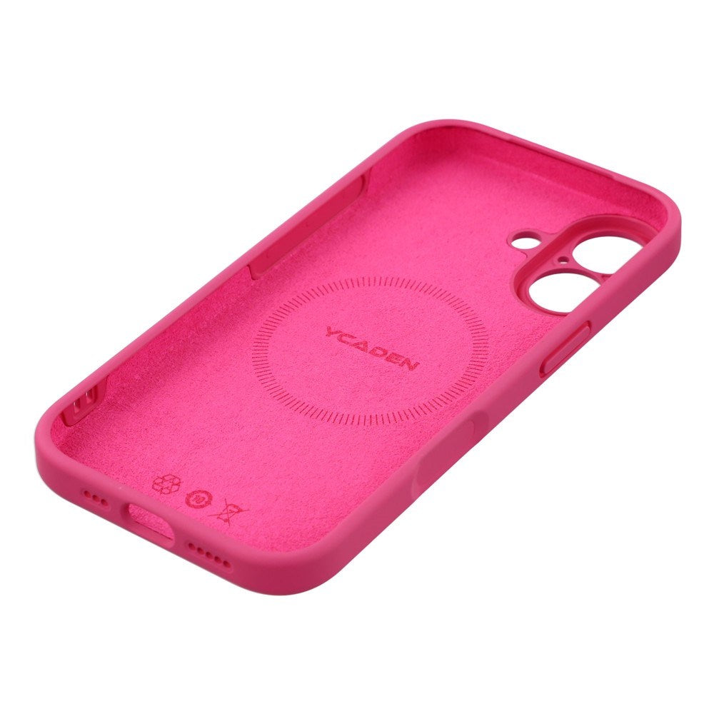 EIDERWOOD iPhone 17 Flexibelt Plast Skal med Fodrad Insida - MagSafe Kompatibelt - Pink