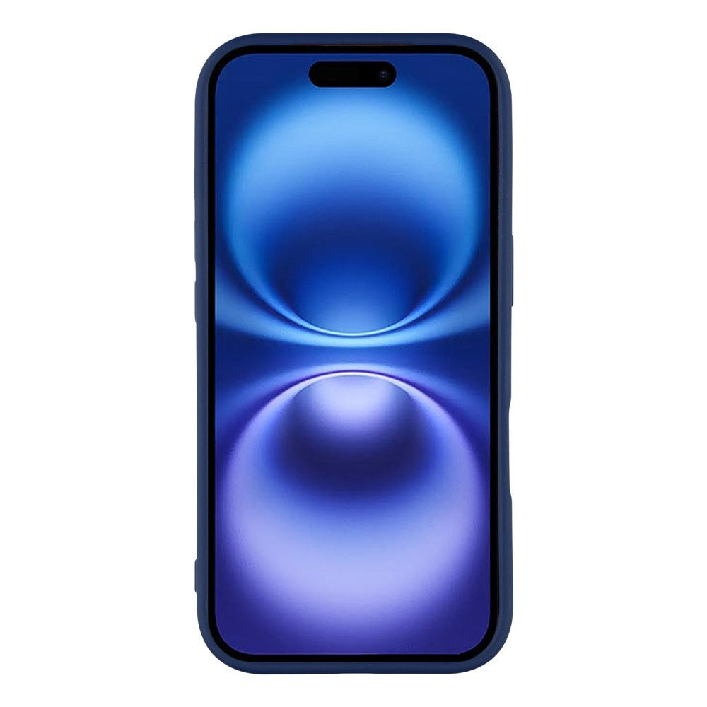 EIDERWOOD iPhone 17 Flexibelt Plast Skal med Fodrad Insida - MagSafe Kompatibelt - Mörkblå