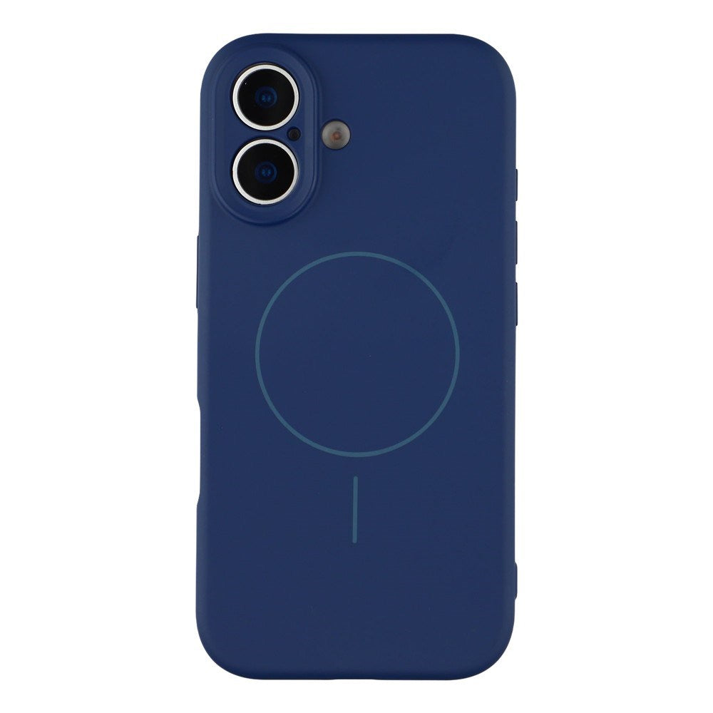 EIDERWOOD iPhone 17 Flexibelt Plast Skal med Fodrad Insida - MagSafe Kompatibelt - Mörkblå