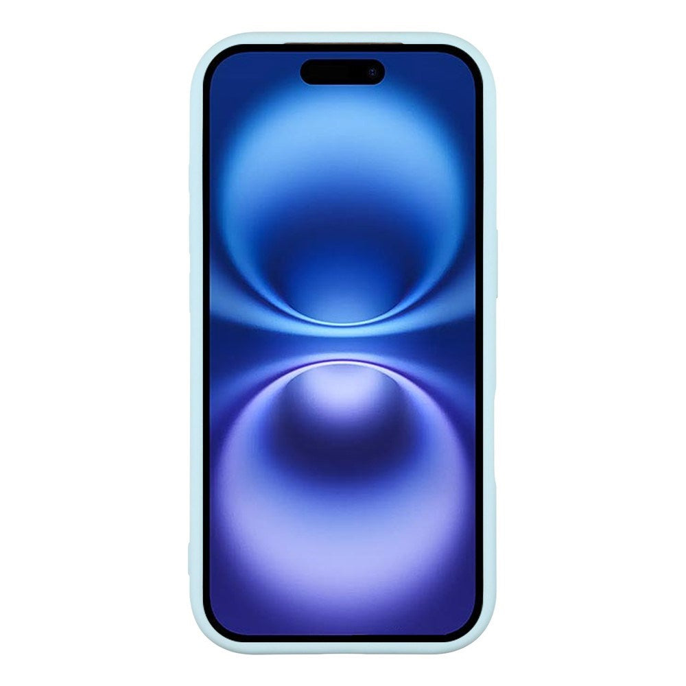 EIDERWOOD iPhone 17 Flexibelt Plast Skal med Fodrad Insida - MagSafe Kompatibelt - Ljusblå