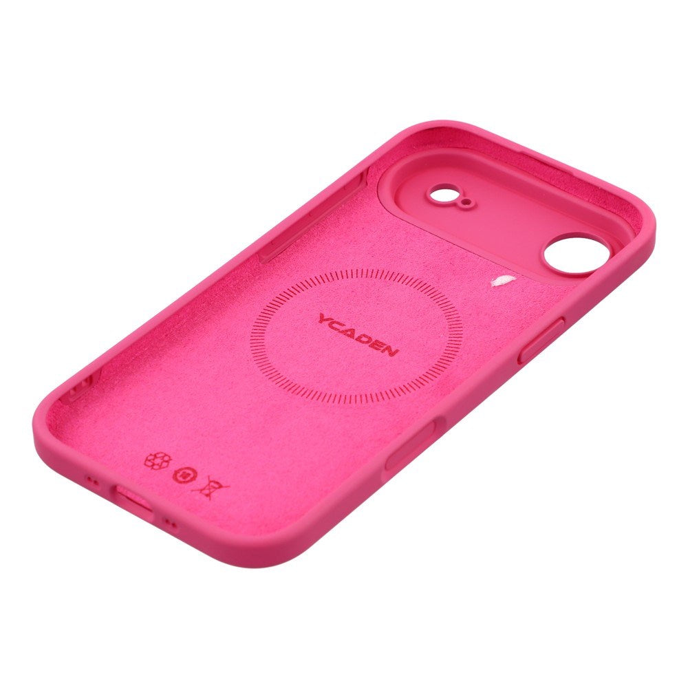 EIDERWOOD iPhone Air Flexibelt Plast Skal med Fodrad Insida - MagSafe Kompatibelt - Pink