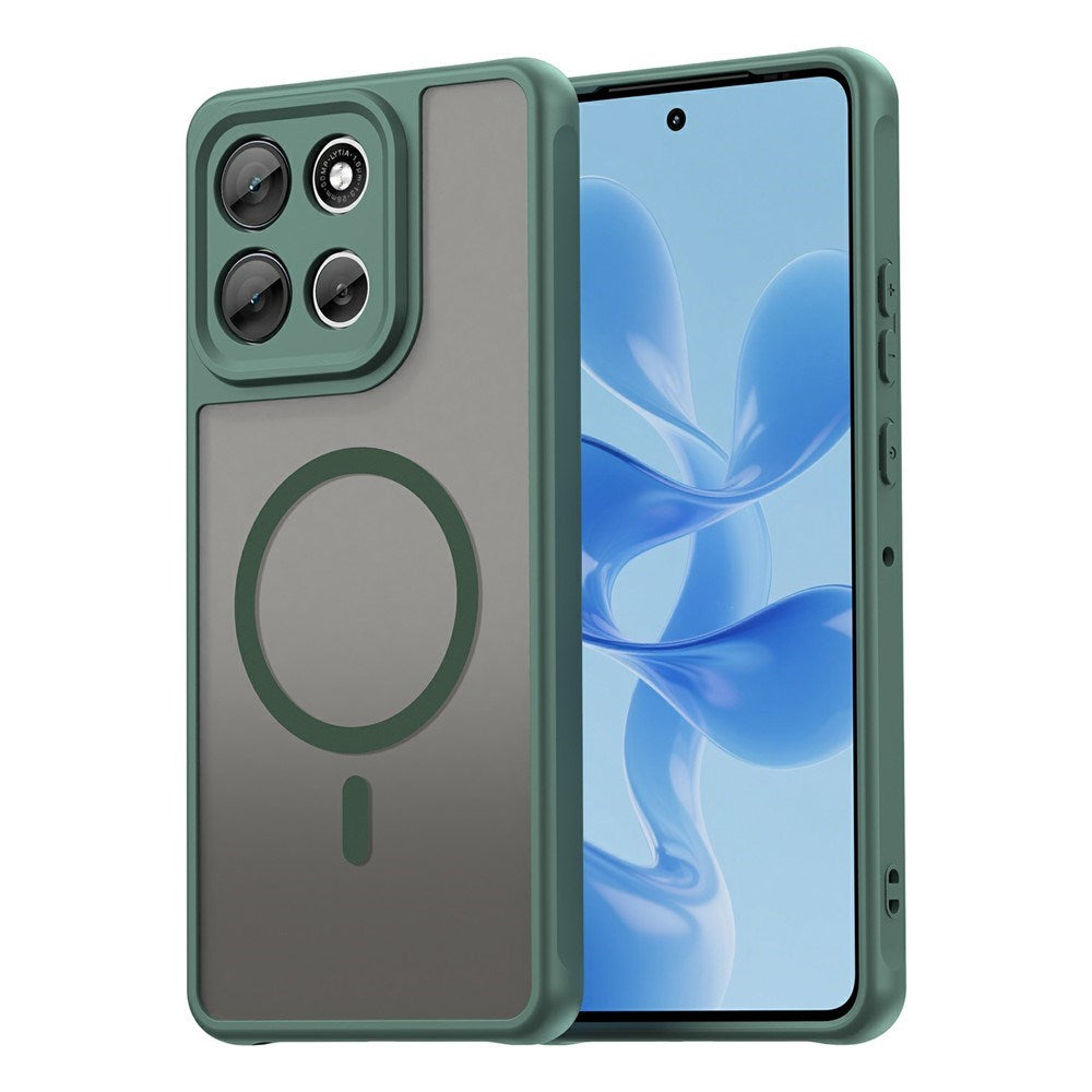 Motorola Moto G86 Power EIDERWOOD Hybrid Plast Skal - MagSafe Kompatibel - Grön