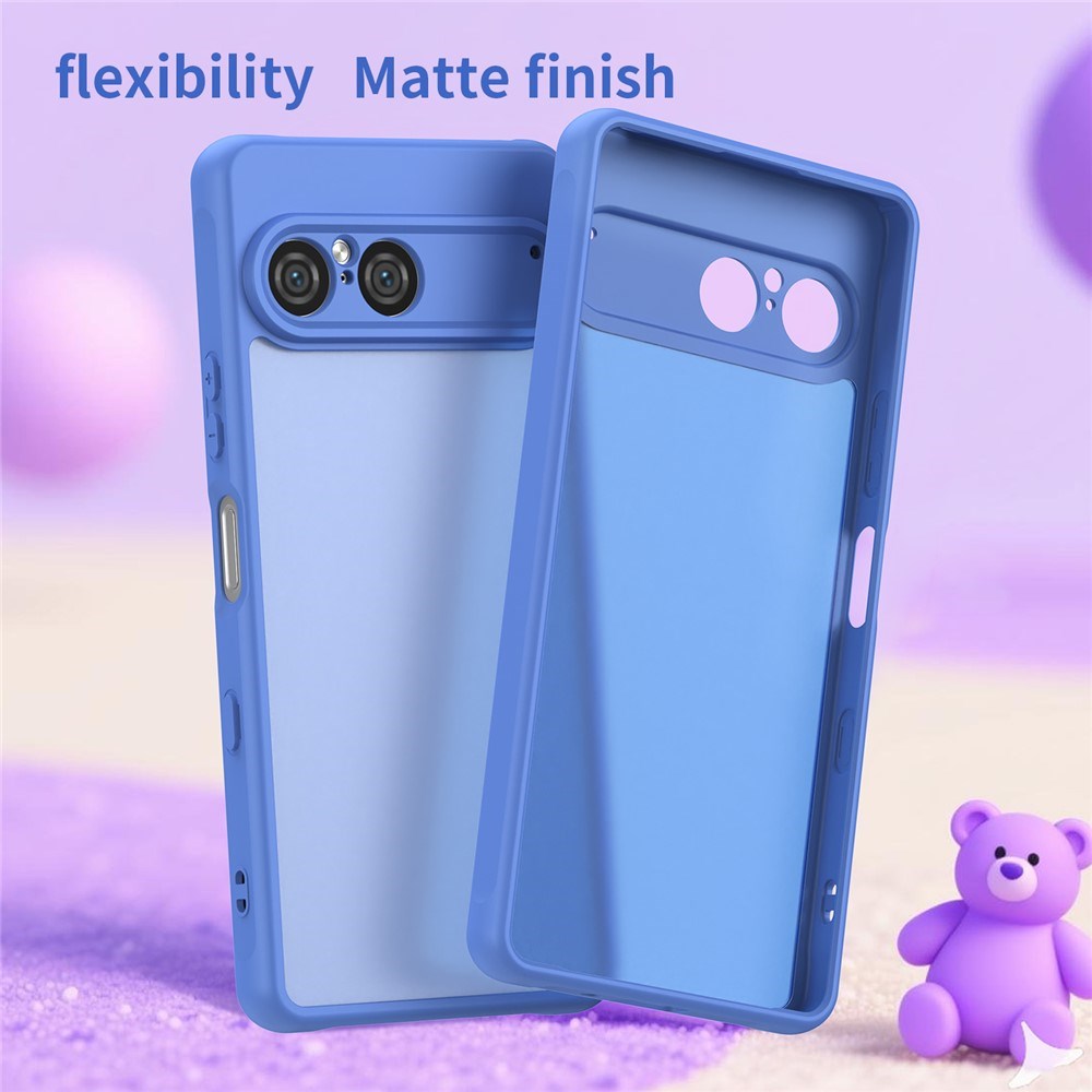 EIDERWOOD Sony Xperia 10 VII Matt Hybrid Skal - Genomskinlig / Blå