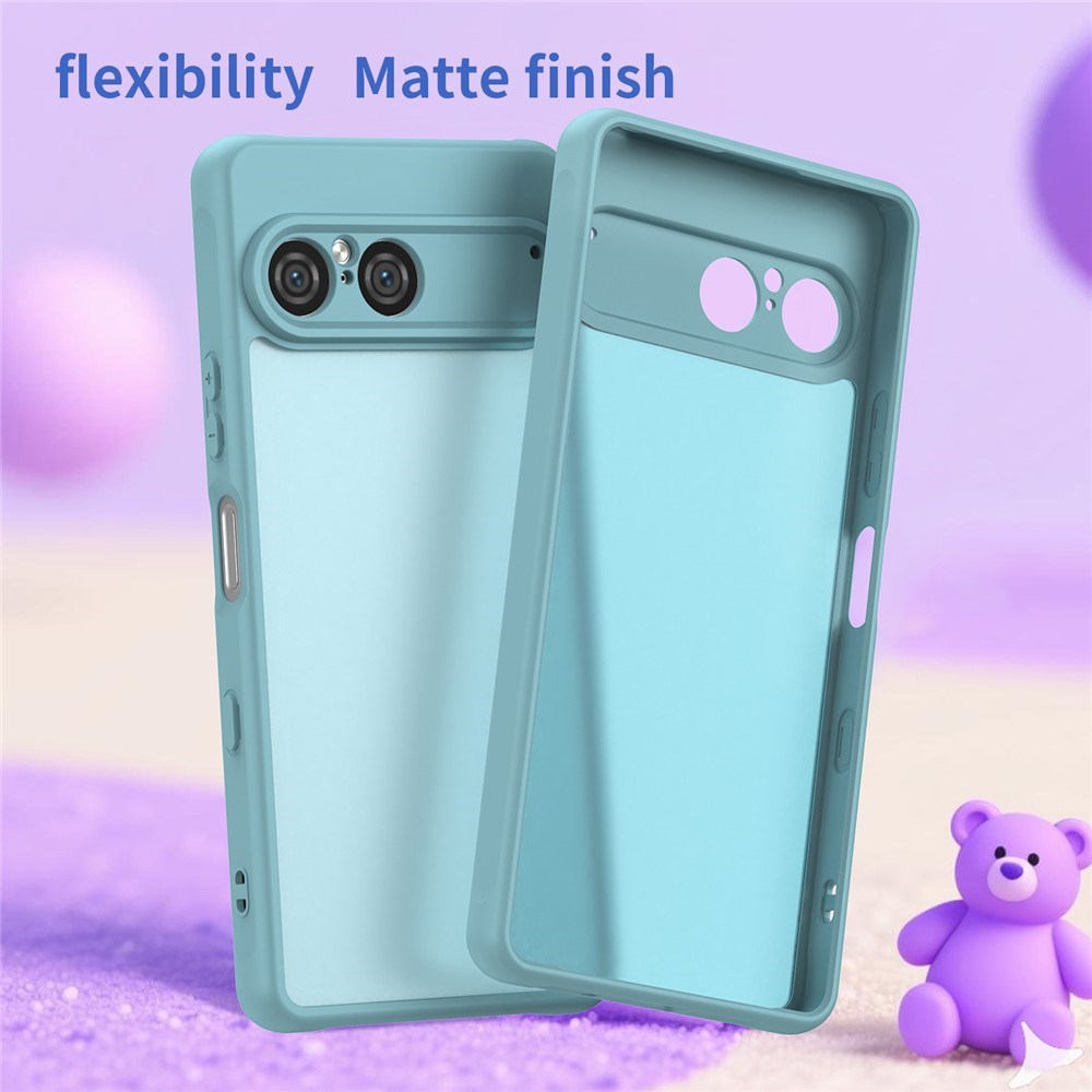 EIDERWOOD Sony Xperia 10 VII Matt Hybrid Skal - Genomskinlig / Ljusblå