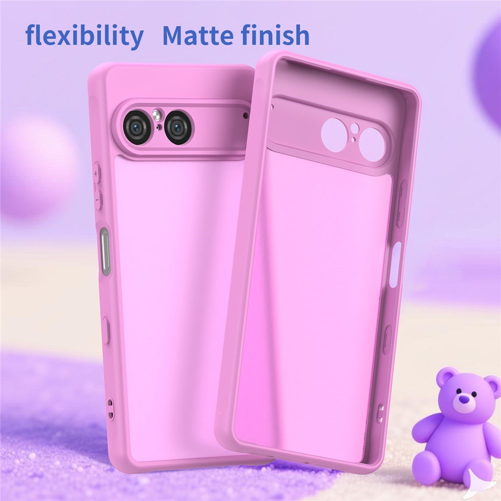 EIDERWOOD Sony Xperia 10 VII Matt Hybrid Skal - Genomskinlig / Rosa