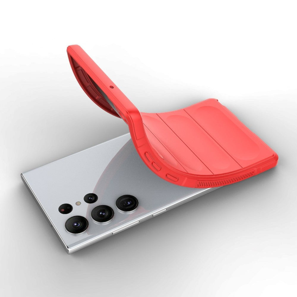 Samsung Galaxy S23 Ultra Skal Flexibel Plast - Röd