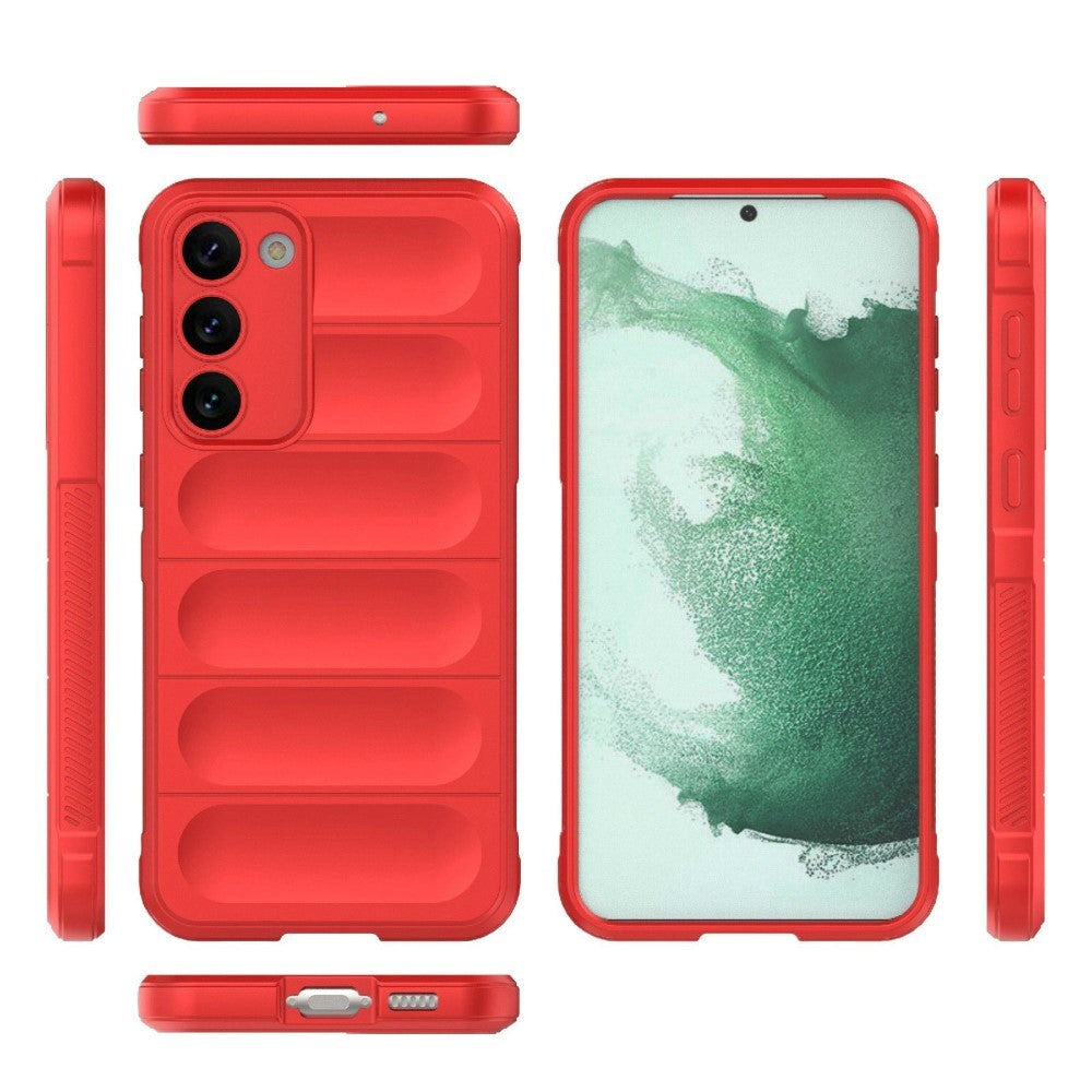 Samsung Galaxy S23 Skal Flexibel Plast - Röd