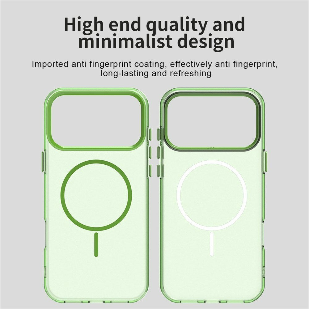 iPhone 18 Pro / 17 Pro EIDERWOOD Hybrid Plast Skal - MagSafe Kompatibel - Grön