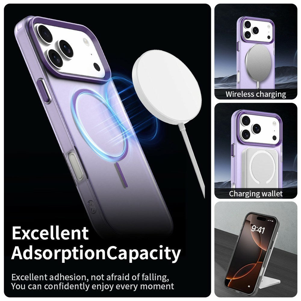 iPhone 18 Pro / 17 Pro EIDERWOOD Hybrid Plast Skal - MagSafe Kompatibel - Lila