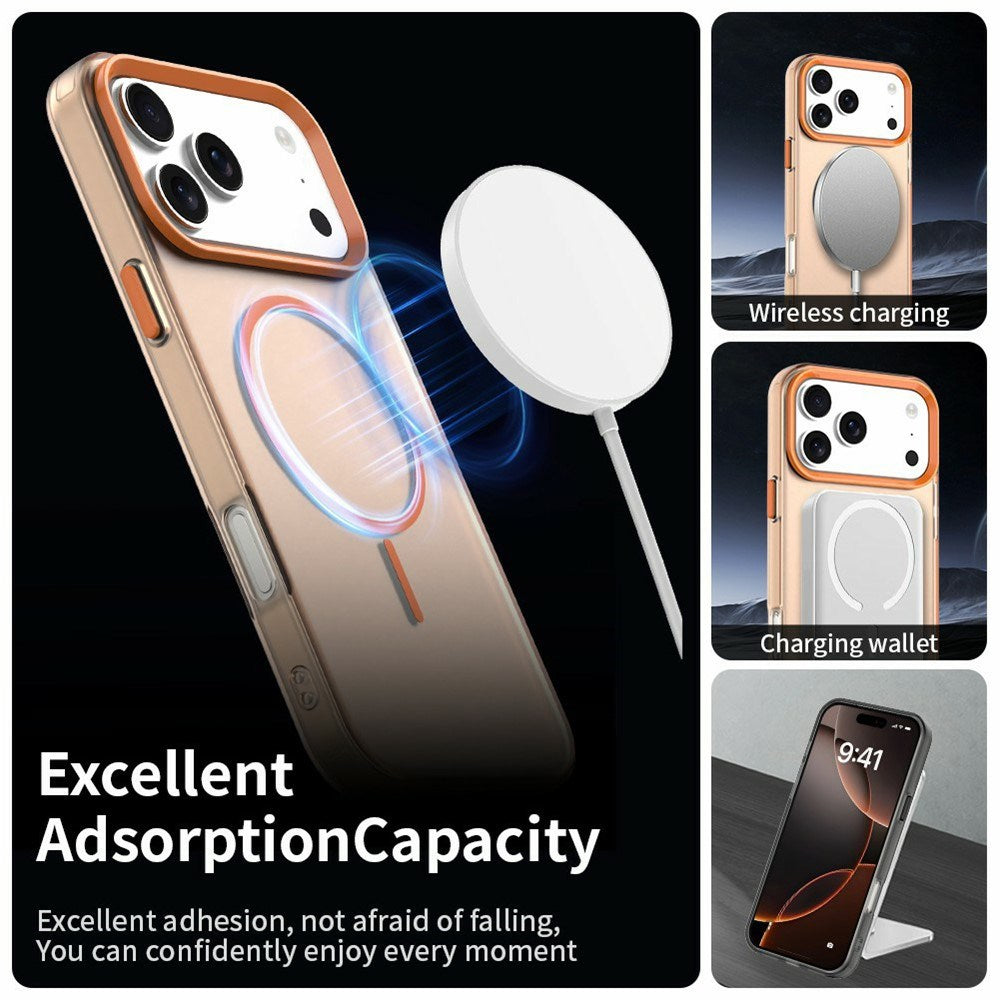 iPhone 18 Pro Max / 17 Pro Max EIDERWOOD Hybrid Plast Skal - MagSafe Kompatibel - Orange