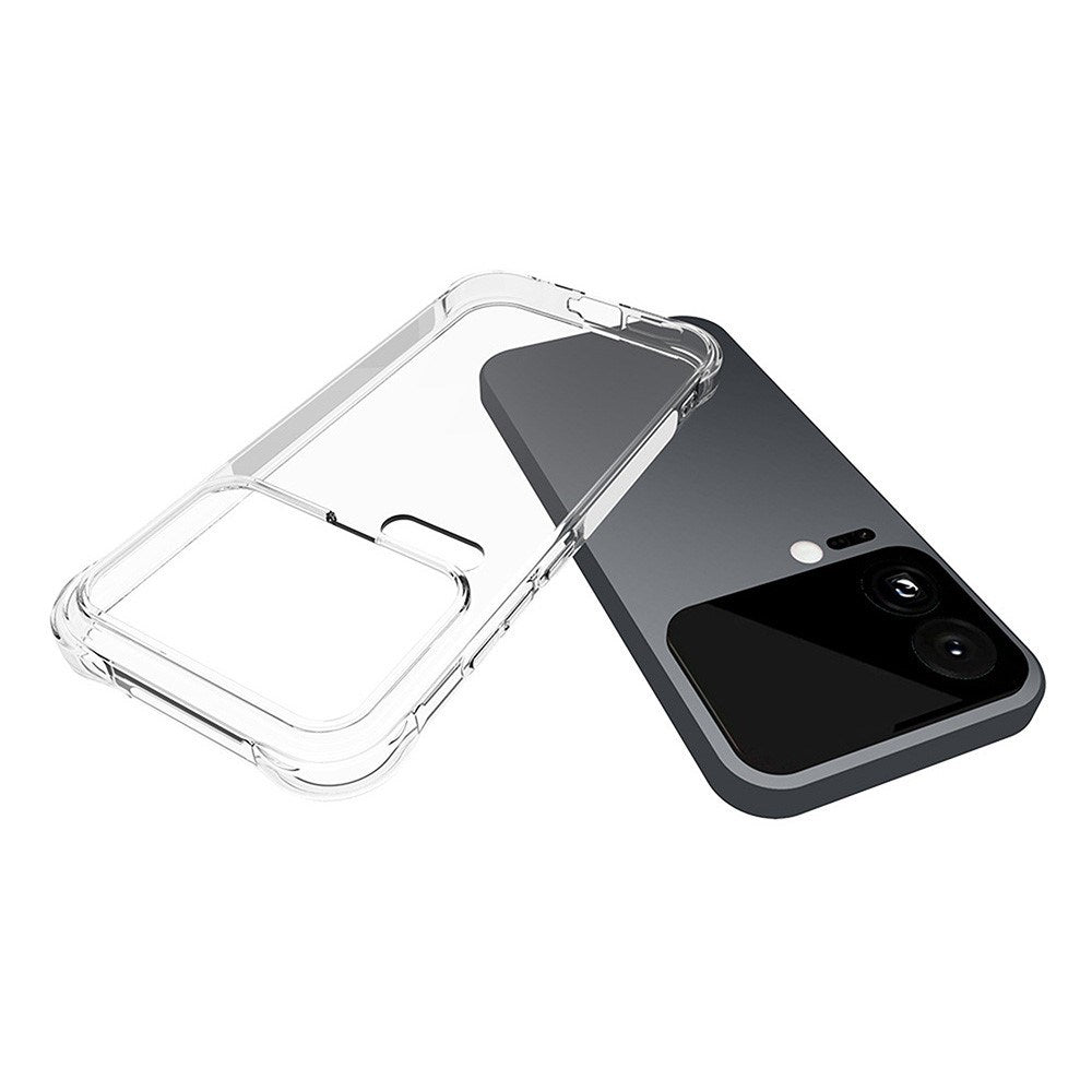 Xiaomi 17 Pro Max EIDERWOOD Plast Skal med Stötdämpande Hörn - Transparent